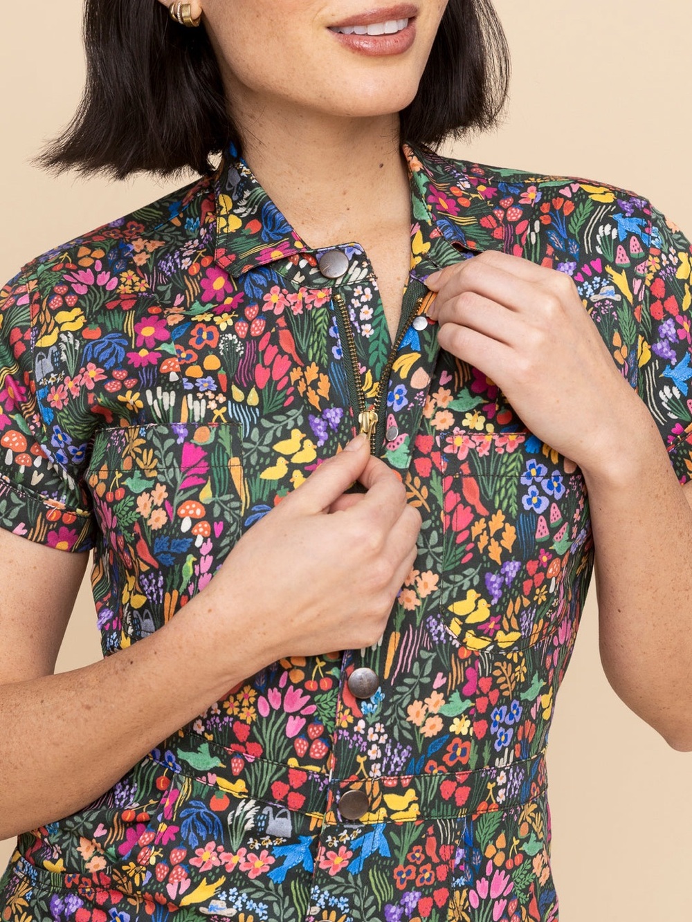 Mixed by Nasrin Classic Jumpsuit in Secret Garden - Picture 3 of 15